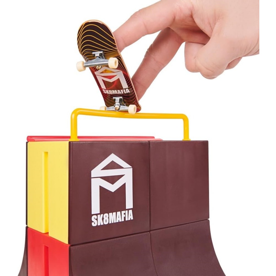 Tech Deck X-Connect Park Creator - Customizable And Buildable Disaster With Unique Fingerboard - Styles May Vary