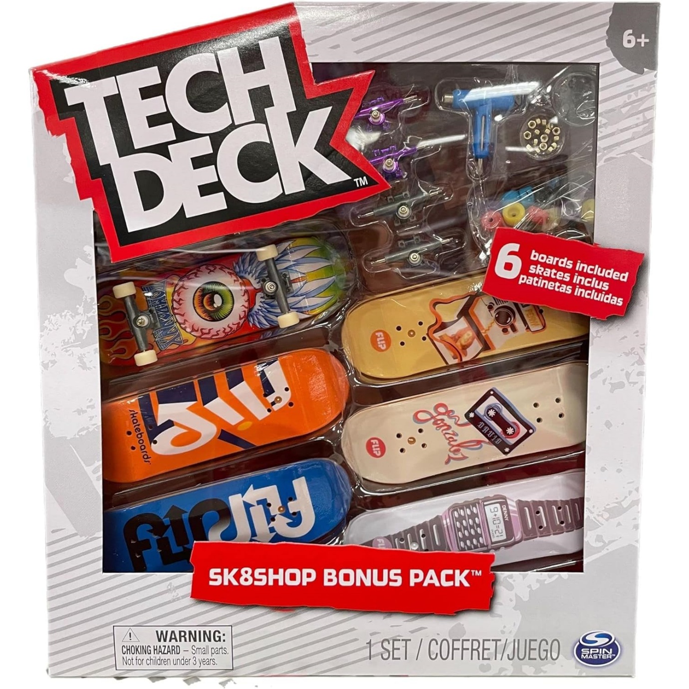 Tech Deck Sk8Shop Mini Finger Skateboard Multi Pack 2022 Series (Flip)