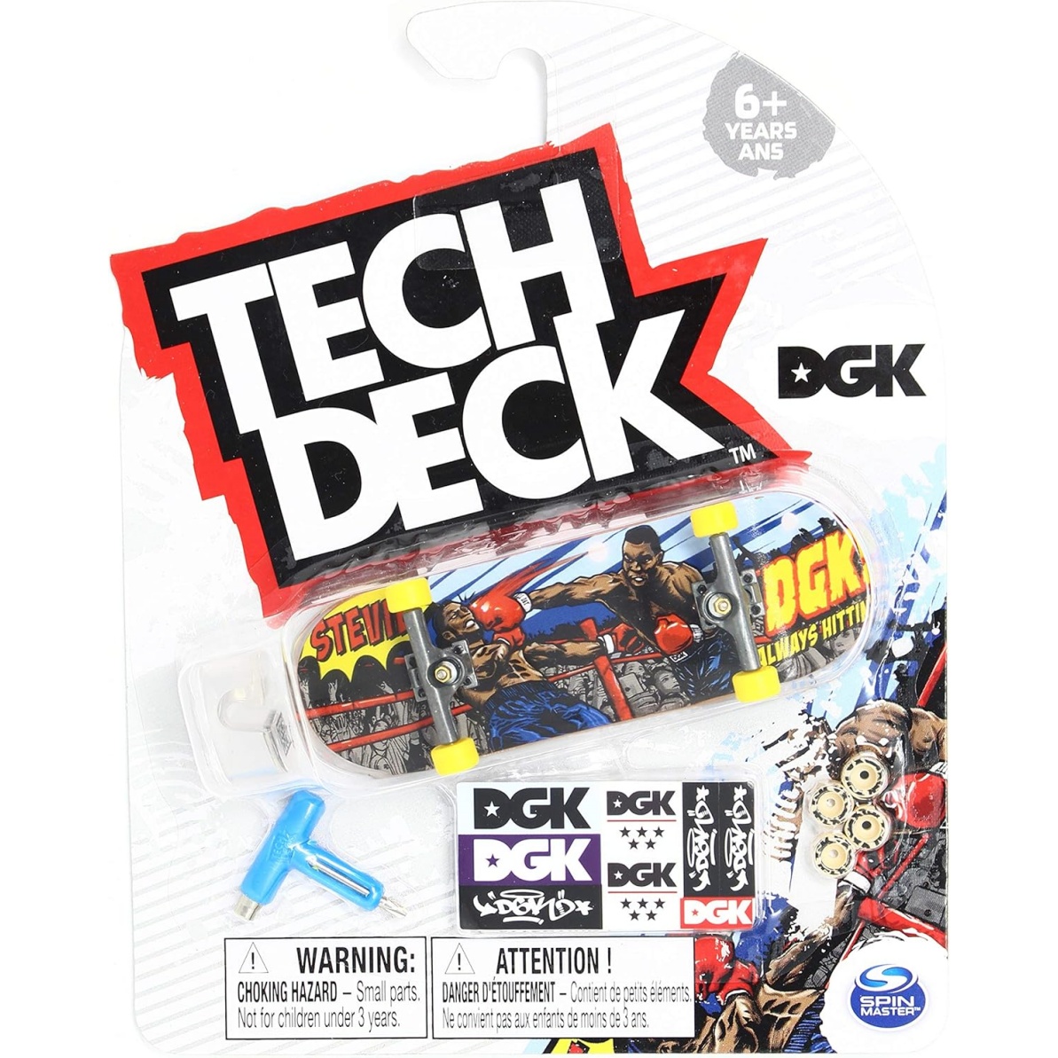 Tech-Deck Dgk Skateboards Stevie Williams Knockout 2020 Complete 96Mm Fingerboard